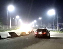Warri, Uvwie, shine at night with street- lights by governor Oborevwori