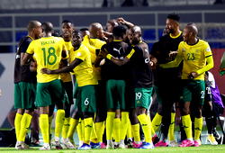 South Africa put 4 past Namibia to get AFCON campaign back on track