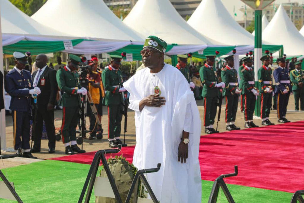 Tinubu launches 2026 Armed Forces Remembrance Day emblem