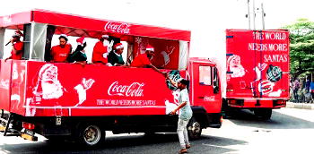 Coca-Cola’s caravan campaign spreads Yuletide cheer across Nigeria