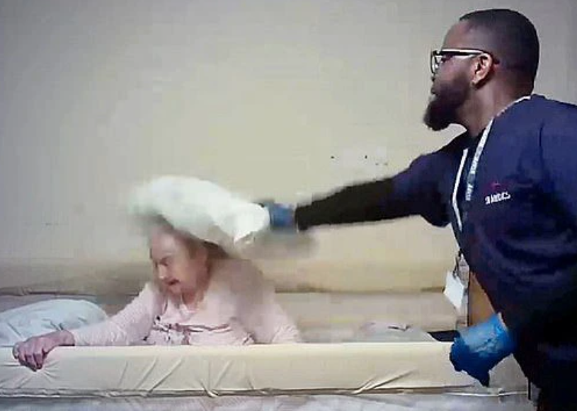 Video footage of how four Nigerian caregivers abused 89-year-old grandma in UK