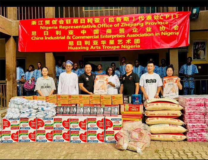 Chinese community fetes Bethesda Home, low-income families in Lagos