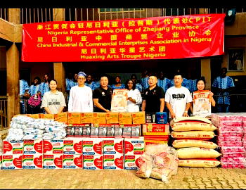 Chinese community fetes Bethesda Home, low-income families in Lagos