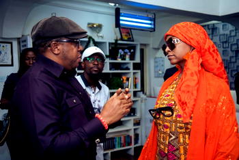 Musawa visits ailing Nollywood star, Zack Orji in hospital