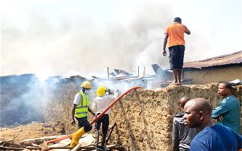 Fire incident renders 120 homeless in Ilorin