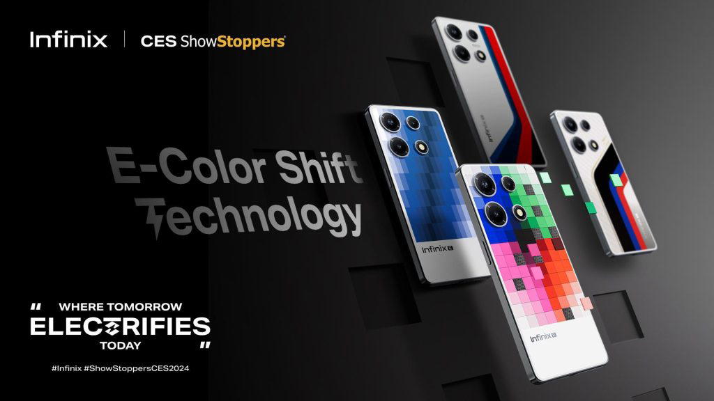 Infinix Unveils E-Color Shift at CES 2024