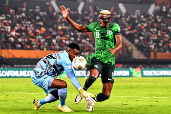 Osimhen on a mission with Nigeria at AFCON