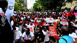 Hundreds protest gender violence in Kenya