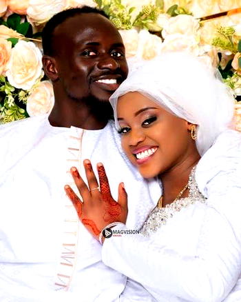 Photos: Senegal star Sadio Mane marries longtime partner Aisha Tamba
