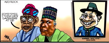 Cartoon: Brother Joe, please wish them goodluck