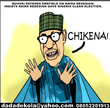 Cartoon: ‘Using Naira to buy Naira is chiken na?’