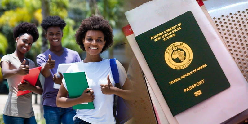 Scholarship for Nigerian students who want to study abroad including visa, insurance provisions