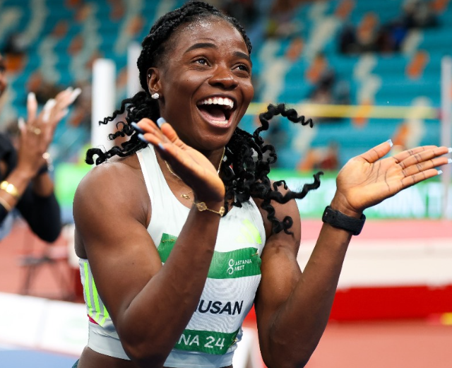 Tobi Amusan breaks African 60m hurdles indoor record