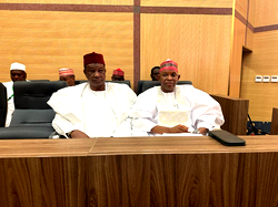Photos: Governors, Mohammed, Yusuf, Mutfwang, others arrive Supreme Court