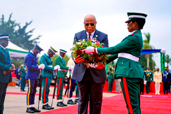 Gov Eno marks Armed Forces Day, donates N100m to widows of fallen soldiers, N25m to legionnaires