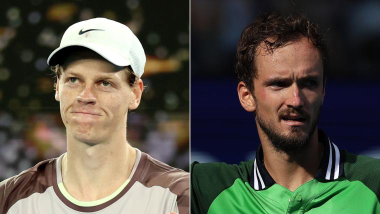 Cool Sinner faces battling Medvedev in Australian Open final