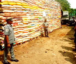Hardship: Customs begins distribution of seized rice, other food items to Nigerians