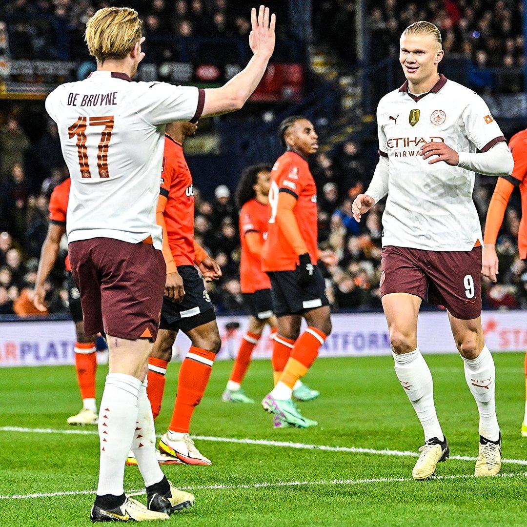 Luton 2-6 Manchester City: Erling Haaland scores five goals to send FA Cup  holders into quarter-finals, Football News