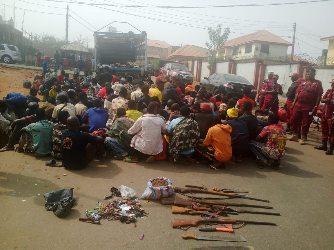 Ondo Amotekun arrests 149 suspected criminals with guns hidden in trucks