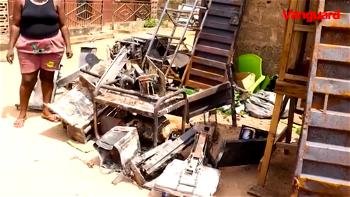 I don’t have any means to start again as i have not paid my loan Blessing, who lost printing press in Gas Explosion