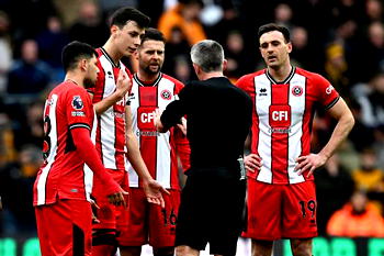 Weird incident as Sheffield United players fight themselves in defeat at Wolves