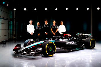 ‘Emotional’ Hamilton unveils Mercedes 2024 car
