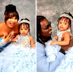 Lord Lamba shares picture of baby moments after Queen Atang announced engagement
