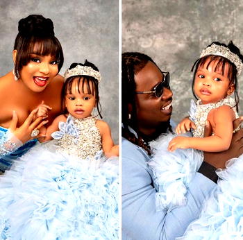 Lord Lamba shares picture of baby moments after Queen Atang announced engagement