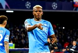 UCL: Returning hero Osimhen snatches draw for Napoli against Barcelona