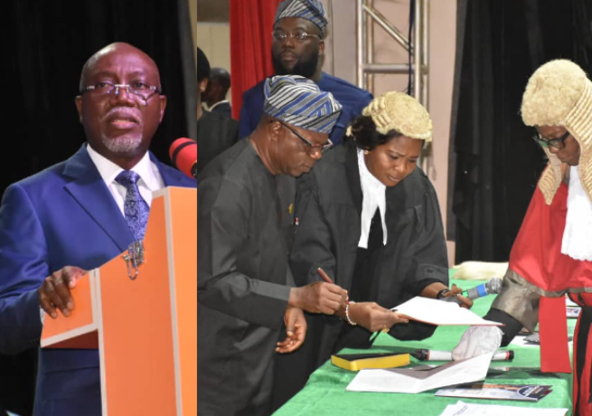 Adelami Sworn In As Ondo Deputy Governor Vanguard News 3563