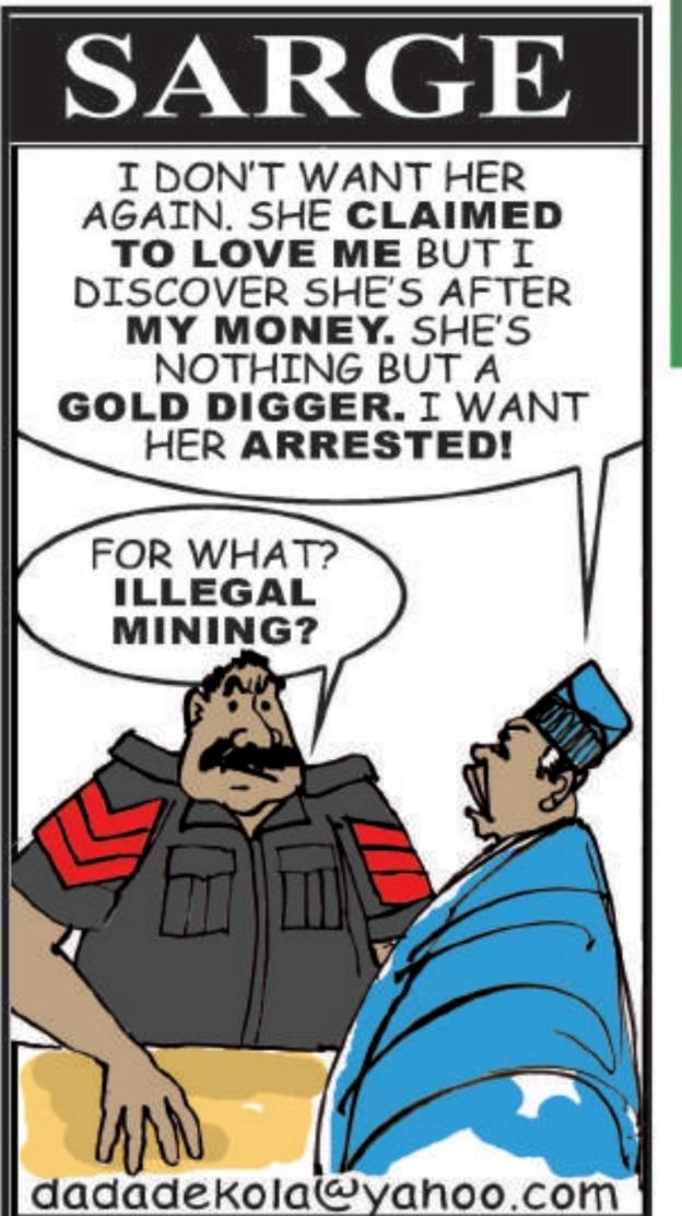 Cartoon: Arrest illegal miners in Nigeria?