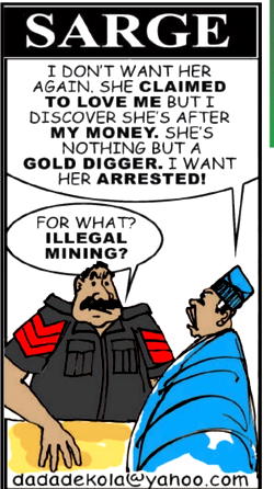 Cartoon: Arrest illegal miners in Nigeria?