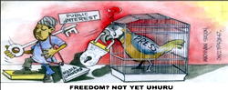 Cartoon: ‘Let’s check if the key fits; two seconds’