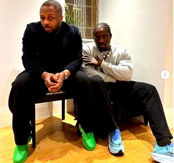 VeryDarkMan links up with Tunde Ednut in London [Video]