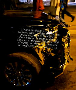 Shallipopi, Israel DMW involved in car accident