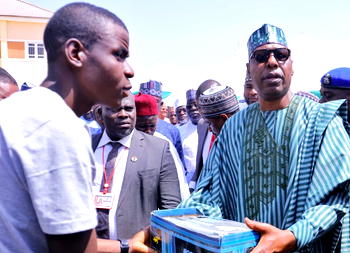 Gov Zulum attends graduation of 832 orphans trained in 14 trades
