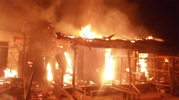 24 shops razed in Sango market fire — Fire Service GM