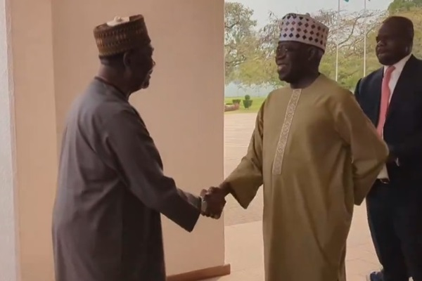 Tinubu Gowon Meet Behind Closed Doors In Aso Rock Vanguard News 3784