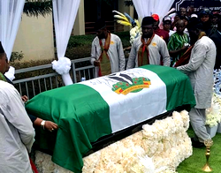 Eulogies as Akeredolu is buried in Owo