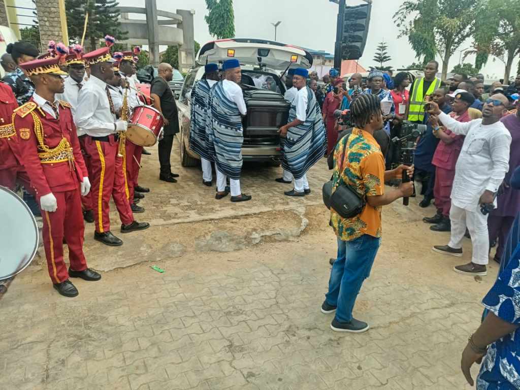 Photos: Akeredolu funeral service holds at St Andrews Church in Owo