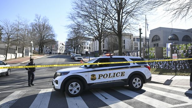 US airman sets himself on fire outside Israeli embassy in Washington