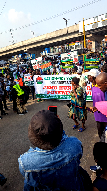 Photos: NLC protest in Lagos