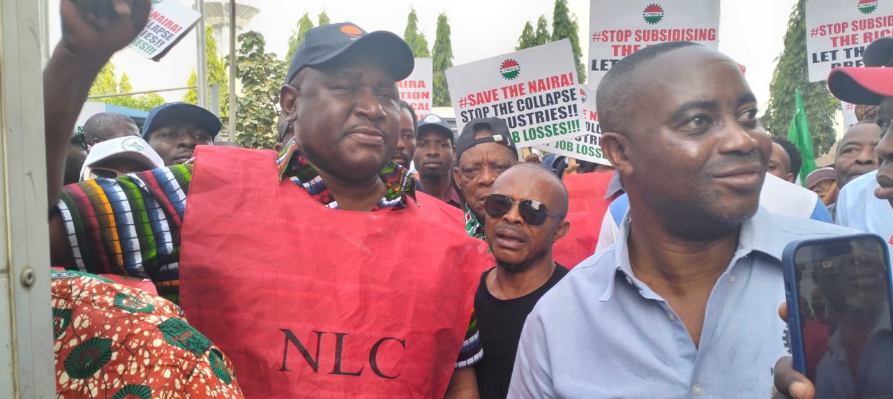 Photos: Economic Hardship: NLC Protests In Abuja, Lagos, Oyo, Jos ...