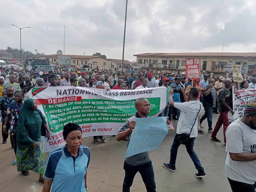 Photos: Economic hardship: NLC protests in Abuja, Lagos, Oyo, Jos, others