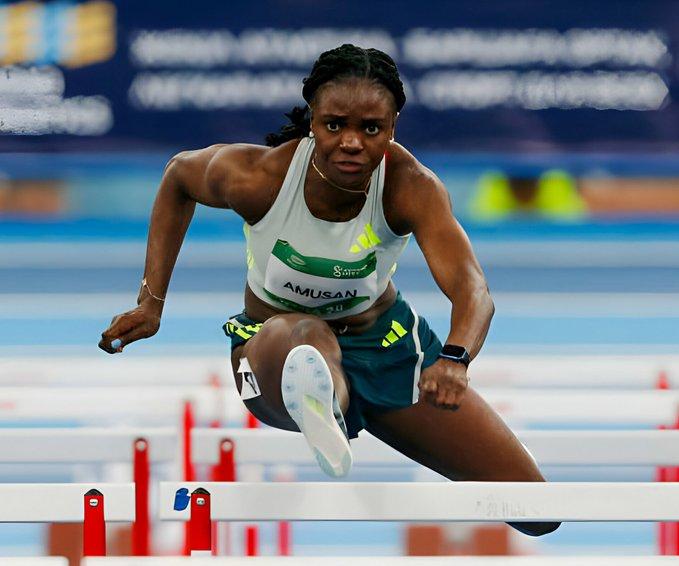 Tobi Amusan sets new African indoor record in 60m hurdles
