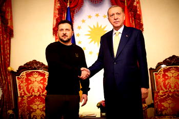 Zelensky meets Erdogan, as Ukraine, Turkey partner on production of defense companies