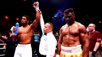 Photos: Anthony Joshua defeats Ngannou