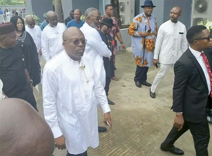 Wigwe: Security tight at Isiokpo, as dignitaries, others arrive for burial (Photos)