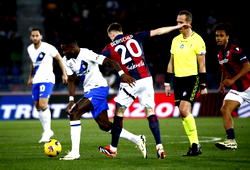 Inter continue Scudetto march at battling Bologna