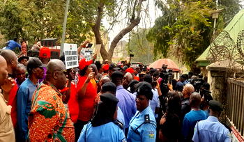 NLC storms LP secretariat, demands Abure’s sack